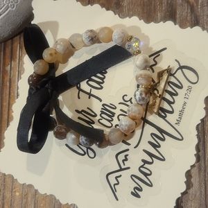 Agate Mountain Charm Bracelet